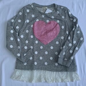 Monteau Girls  Long Sleeve Top NWT